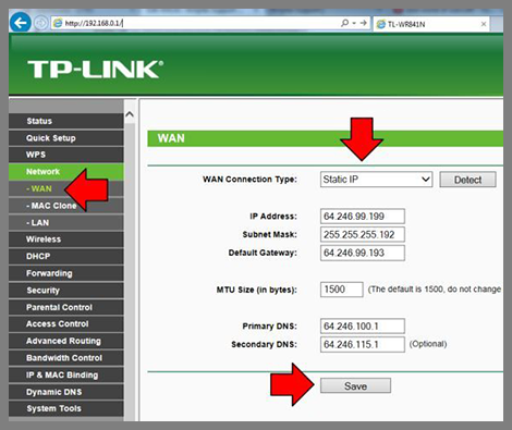 配置你的路由器与 Roku VPN